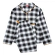 Піжама для дівчинки Cyberjammies Annie 5847 6-7 лет/122см Чорний у клітку (5051877368842) - изображение 4