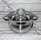 Кастрюля Edenberg из нержавеющей стали с крышкой 3.7 л EB-3725 - изображение 3