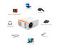 Портативний проектор XPRO PANOPLUS XLB з WiFi функцією Screen Mirroring (3000 lumen) для дому, офісу та проведення презентацій + Тренога 1 метр в комплекті! (X70A_2699) - зображення 7
