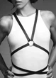 Портупея з екошкіри Bijoux Indiscrets Maze – Multi-Way Body Harness Чорна One size - изображение 1