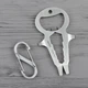 Мультитул Xiaomi NexTool KT5007B Happy Hero (74мм, 4 функции) с карабином - изображение 2