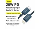 Кабель Baseus Superior Series Fast Charging Data Cable Type-C to iP PD 20W 2m CATLYS-C03&nbsp; Blue - изображение 3