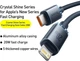 Кабель Baseus Crystal Shine Series Fast Charging Data Cable Type-C to iP 20W 2m CAJY000301 Black - изображение 2