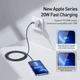 Кабель Baseus Crystal Shine Series Fast Charging Data Cable Type-C to iP 20W 2m CAJY000301 Black - изображение 4