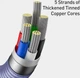 Кабель Baseus Crystal Shine Series Fast Charging Data Cable Type-C to iP 20W 1.2m CAJY000205 Purple - изображение 5