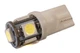 Світлодіодна лампа AllLight T10 5 діодів 5050 W2,1x9,5d 12V WHITE білі - зображення 2