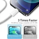 Кабель Baseus Dynamic Series Fast Charging Data Cable Type-C to iP 20W 1m CALD000002 White - изображение 3
