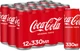 Упаковка безалкогольного напитка Coca-Cola 0.33 л х 12 банок (5449000000996) - изображение 1