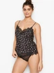 Ночнушка майка Silky Lace Black Floral Victoria's Secret S Чорна (26045570) - зображення 1