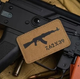 Нашивка AKM 7,62х39 Laser Cut COYOT - изображение 3