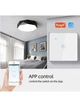 Smart home / Розумний сенсорний вимикач з одною клавішою та підсвічуванням. Управління Wi-Fi, пультом, голосове. - зображення 2