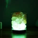 Настільна USB соляна лампа, сольовий світильник 2-в-1 Doctor-101 SaltLight з нічником і різнобарвним світлодіодним підсвічуванням для дому та офісу. Сольова лампа з регулятором - 7 кольорів нічного освітлення (WT-S10) - зображення 10