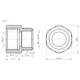 Муфта обжимная SD Forte 16х1/2" В SF171W1615 - изображение 2