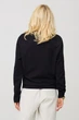 Світшот жіночий oversize /no flis/ L Чорний (BSWB30056) - изображение 4
