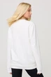 Світшот жіночий oversize /no flis/ S Білий (BSWW30087) - изображение 4