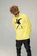 Світшот чоловічий OVERSIZE /no flis/ M Жовтий (BSMSY30126) - изображение 1