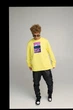 Світшот чоловічий OVERSIZE /no flis/ S Жовтий (BSMSY30080) - изображение 2