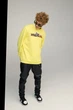 Світшот чоловічий OVERSIZE /no flis/ S Жовтий (BSMSY30081) - изображение 2