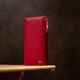 Универсальный женский стильный кошелек-клатч ST Leather Wallet&nbsp;19372 Красный - изображение 6
