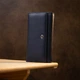 Жіночий стильний гаманець ST Leather Wallet 19387 Темно-Синій - зображення 7