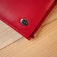 Яркий женский стильный кошелек-клатч ST Leather Wallet&nbsp;19374 Красный - изображение 7