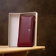 Стильный женский кошелек ST Leather Wallet&nbsp;19380 натуральная кожа Темно-Красный - изображение 9