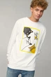 Світшот чоловічий OVERSIZE /no flis/ L Білий (BSMW30090) - зображення 1