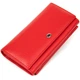 Классический женский стильный кошелек ST Leather Wallet&nbsp;19376 Красный - изображение 1