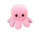 М'яка іграшка восьминіжка-перевернушка Funny Octopus №5 антистрес 20x10 см Рожево-Блакитний Без бренду - зображення 1