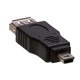 Переходник адаптер OTG SUNROZ USB 2.0 Female - Mini USB Male (мама-папа) (A-48414) - изображение 2