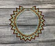 Колье-силянка из чешского бисера HatynkaUA Geometric Traditional Necklace ожерелье ручной работы (SUN999_05) - изображение 1