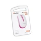 Мышь MEETION MT-R547 белая с красным беспроводным оптическим Wireless 2.4G - изображение 3