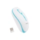 Мышь MEETION MT-R547 белая с голубым беспроводная оптическая Wireless 2.4G - изображение 2