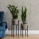 Комплект подставок под цветочные вазоны Британские Adore Decor черный (без горшков/комплект из 2-х штук/металл) (BRbK) - изображение 4
