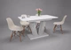 Стол обеденный раскладной в гостиную, кухню Torino 140(180)x80 см Intarsio белая аляска/индастриал (ламинированная ДСП) - изображение 9