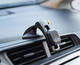 Магнітний автомобільний тримач Diamond Magnetic Car Mount Q007 для смартфону на панель або лобове скло Чорний - зображення 6