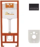 Инсталляция для подвесного унитаза QTAP Nest ST с кнопкой смыва QT0133M425M08V1091MB - изображение 1