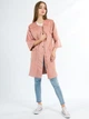 Тренчкот BEBE PLUS 21787 S (35982S) Пудра - зображення 2