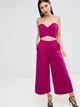 Яркий плотный комбинезон с широкими штанинами ASOS AS150620-12 2XL (799642XL) Розовый - изображение 1