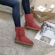 Угги женские яркие красные зимние средние замшевые 38, 5825вз, UGG - изображение 5