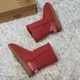 Угги женские яркие красные зимние средние замшевые 38, 5825вз, UGG - изображение 6
