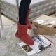 Угги женские яркие красные зимние средние замшевые 38, 5825вз, UGG - изображение 9