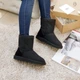 Угги средние женские зимние черные замшевые на овчине 38, 5825чз, UGG - изображение 10