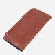 Портмоне кожаное Grande Pelle leather-11424 Коричневое - изображение 2