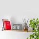 Полка настенная одинарная Adore Decor Черный/Дуб (металл/ЛДСП) (PN1b-dD) - изображение 1