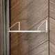 Полиця настінна одинарна Adore Decor Білий (метал/ЛДСП) (PN1w-dW) - зображення 3