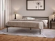 Кровать двуспальная металлическая Метакам COMFORT-1 200x160 Коричневый - изображение 2