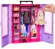 Сиреневый шкаф Barbie для одежды (HJL65) - изображение 5