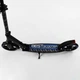 Двухколесный самокат Best Scooter складной, амортизатор, стоп сигнал. Black and blue (105431) - изображение 3