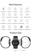 Смарт-часы Bakeey S6 Pro black (разговор, тонометр, пульсоксиметр, ЭКГ) - изображение 9